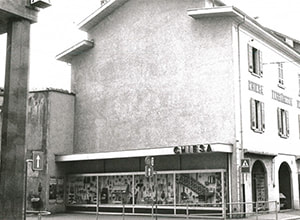 Ferramenta Chiesa, veduta del negozio, 1965.